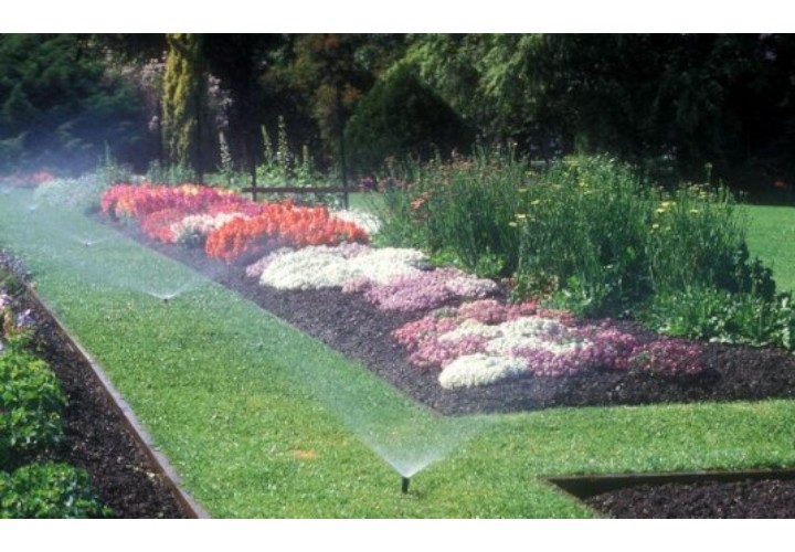 Automatic watering systems for lawns
